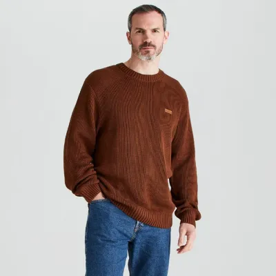 Ridgeline Men's Journeyman Knit Jumper - Nutmeg