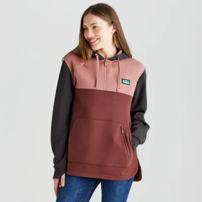Ridgeline Women's Tribe Hoodie - Oxblood