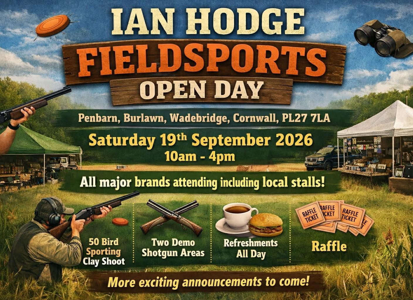 Ian Hodge Fieldsports Open Day 2026
